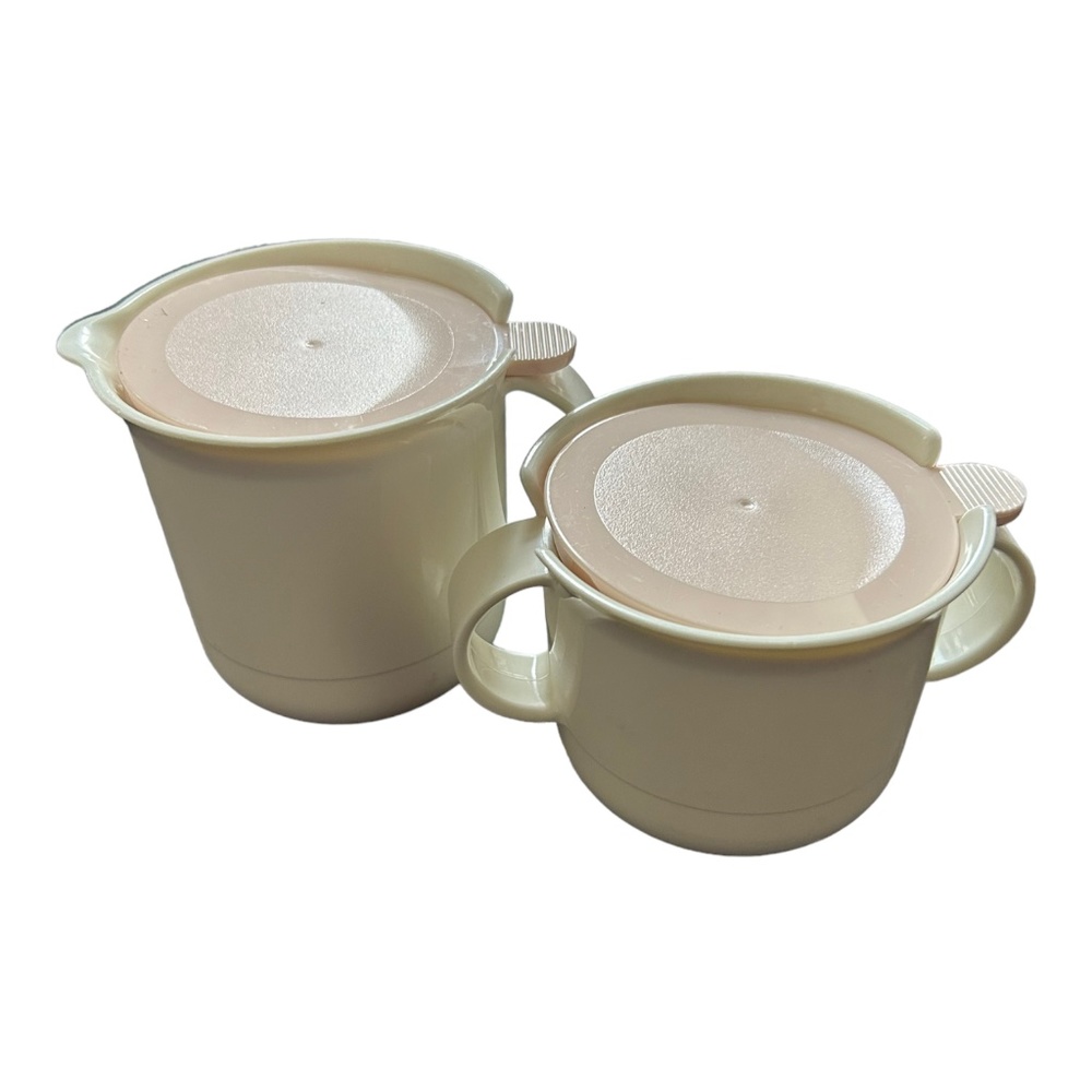 Vintage Tupperware Milk and Sugar